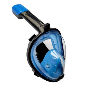 Adjustable Strap Underwater Anti Fog Breathable Full Face Snorkeling Mask-UlGadget