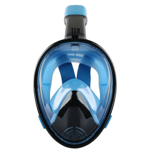 Adjustable Strap Underwater Anti Fog Breathable Full Face Snorkeling Mask-UlGadget