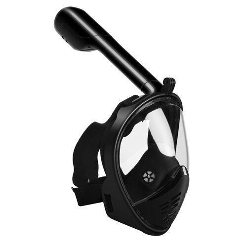 Adjustable Strap Underwater Anti Fog Breathable Full Face Snorkeling Mask-UlGadget