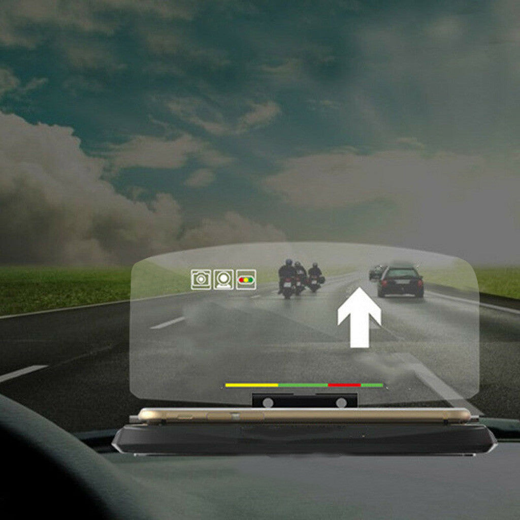 Smartphone Driver Heads Up Display GPS Projector Multifunction 6.5 Inch For Samsung Iphone-UlGadget