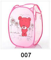 Cartoon Cute Animal Folding Dirty Clothes Laundry Nylon Bucket-UlGadget