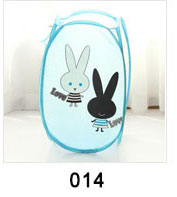 Cartoon Cute Animal Folding Dirty Clothes Laundry Nylon Bucket-UlGadget