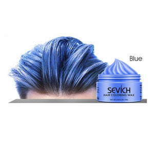 100g Temporary Disposable Hair Color Wax Men DIY Hairstyle Molding Paste Dye Cream Gel-UlGadget