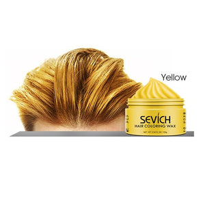 100g Temporary Disposable Hair Color Wax Men DIY Hairstyle Molding Paste Dye Cream Gel-UlGadget