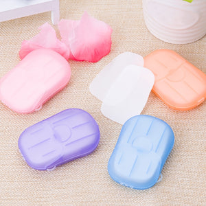 20/40/50/100PCS Portable Disposable Washing Hand Soluble Disinfectant Foaming Soap Paper-UlGadget