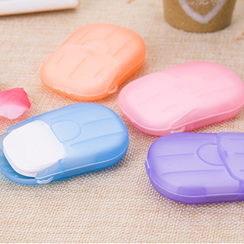 20/40/50/100PCS Portable Disposable Washing Hand Soluble Disinfectant Foaming Soap Paper-UlGadget