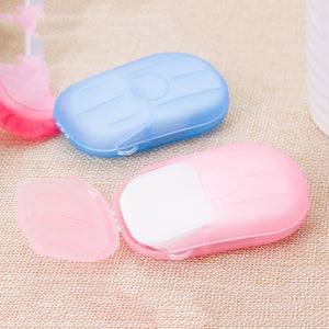 20/40/50/100PCS Portable Disposable Washing Hand Soluble Disinfectant Foaming Soap Paper-UlGadget