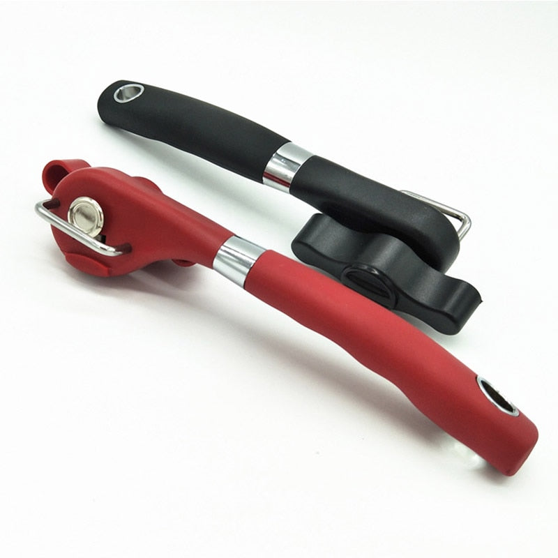 Ergonomic Manual Safe Multi-Function Stainless Steel Can Opener Cut-UlGadget