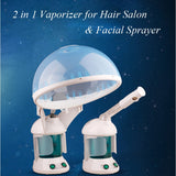 2-IN-1 Face Hair Sauna Hot Mist Moisturizing Spa Steamer Humidifier-UlGadget