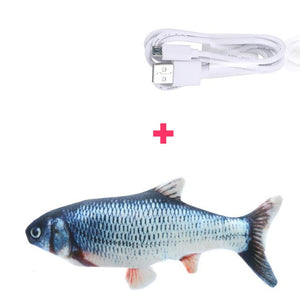 30CM Electric USB Charging Simulation Interactive Dancing Fish Pet Cat Toy-UlGadget