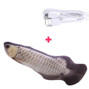 30CM Electric USB Charging Simulation Interactive Dancing Fish Pet Cat Toy-UlGadget