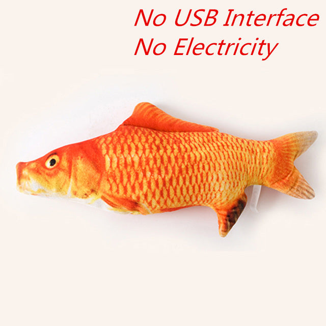 30CM Electric USB Charging Simulation Interactive Dancing Fish Pet Cat Toy-UlGadget