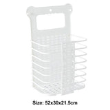 Plastic Foldable Multi-Functional Handle Wall-Mounted Laundry Storage Basket-UlGadget