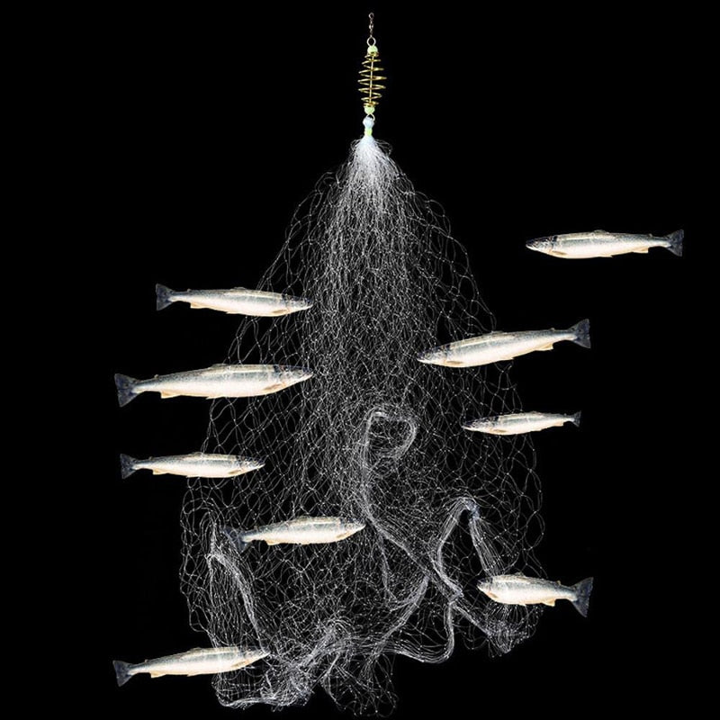 Explosion Stainless Steel String Hook Fish Tackle Lures Baits Net