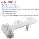 Non-Electric Nozzle-Fresh Water Bidet Sprayer Toilet Seat Self-Cleaning