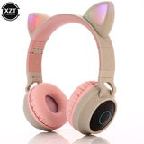 Wireless Cat Ear Bluetooth 5.0 Headphones LED Noise Cancelling Bluetooth Headset