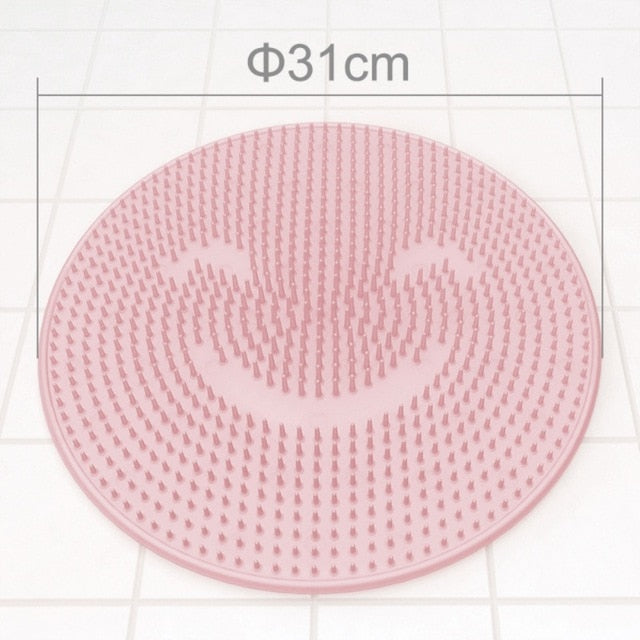 Silicone Bath Shower Dead Skin Anti Skid Foot Back Brush Massage Pad