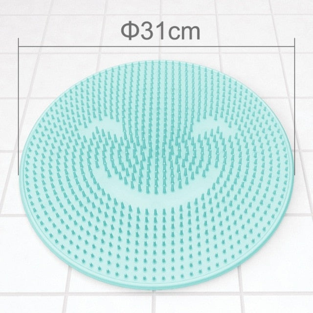 Silicone Bath Shower Dead Skin Anti Skid Foot Back Brush Massage Pad