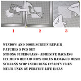 5PCS Home Adhesive Anti Mosquito Fly Bug Insect Window Net Screen Repair Patch