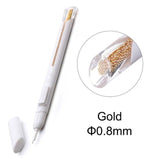 Diameter Steel Bead Picking Dotting Pen Deluxe Metallic Nail Art Tool