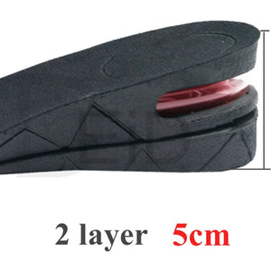 3-7CM Adjustable Invisible Height Increase Heightening Cushion Insoles