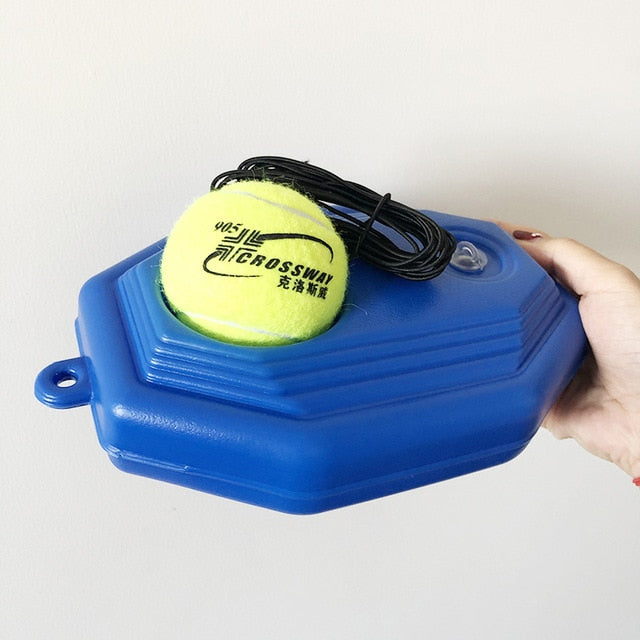 Solo Heavy Duty Tennis Trainer Aids Tool With Elastic Rope Ball