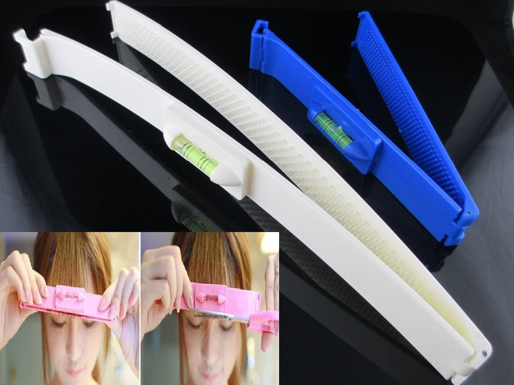 2PCS/Set Fashion DIY Professional Bangs Hair Cutting Hairstyle Trim Tool