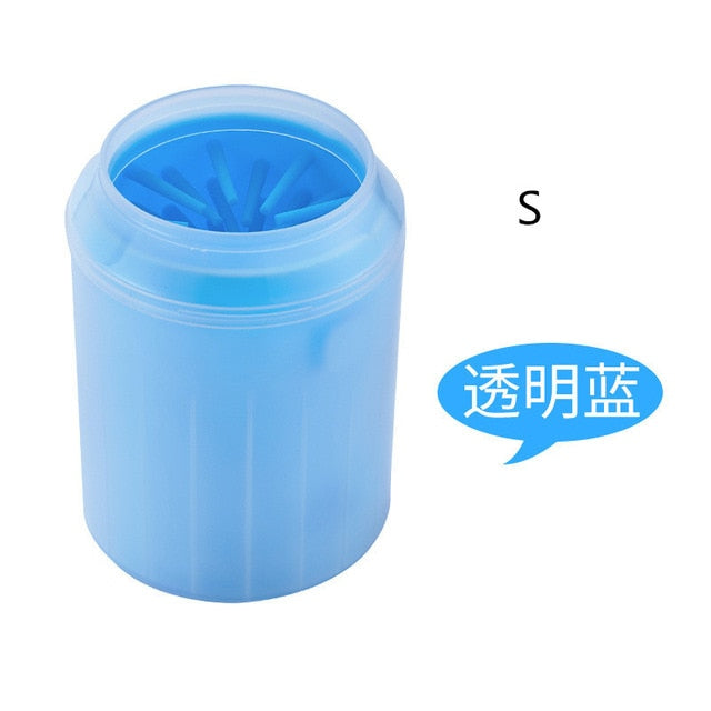 Portable Soft Silicone Comb Dog Paw Cleaner Cup