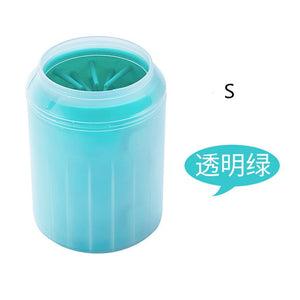 Portable Soft Silicone Comb Dog Paw Cleaner Cup