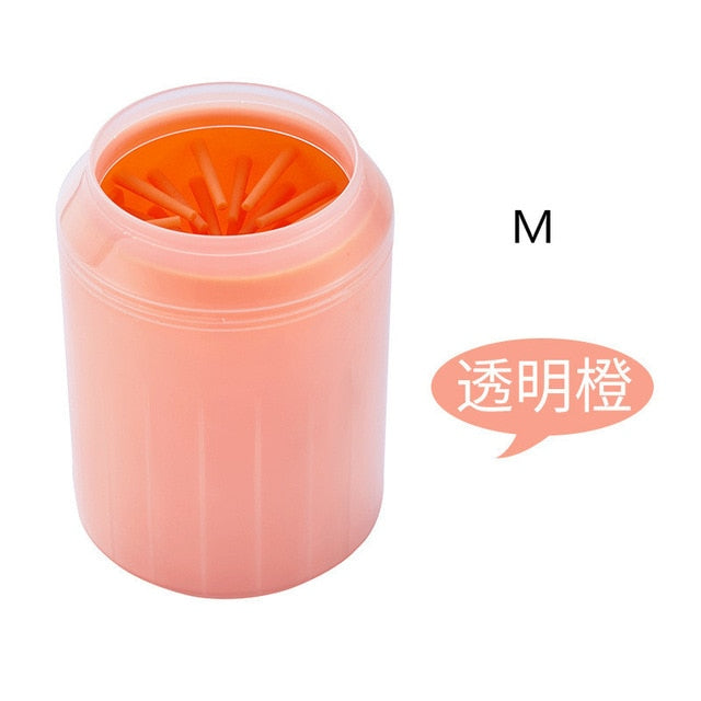 Portable Soft Silicone Comb Dog Paw Cleaner Cup