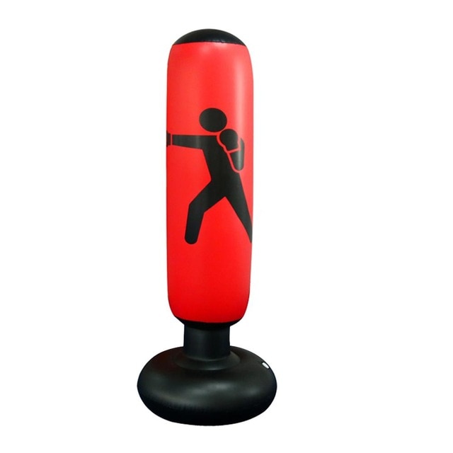 Vertical Inflatable PVC Thickening Boxing Punch Bag Tool