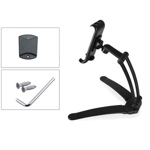 Metal Wall Desk Tablet Mount Holder Stand For 5-10.5 Inch Width Tablets Smartphones