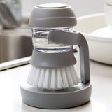 Soap Dispensing Utensils Pot Dish Brush With Liquid Washing Soap