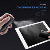 2 In 1 Portable Phone PC Screen Microfiber Cloth Set Cleaner