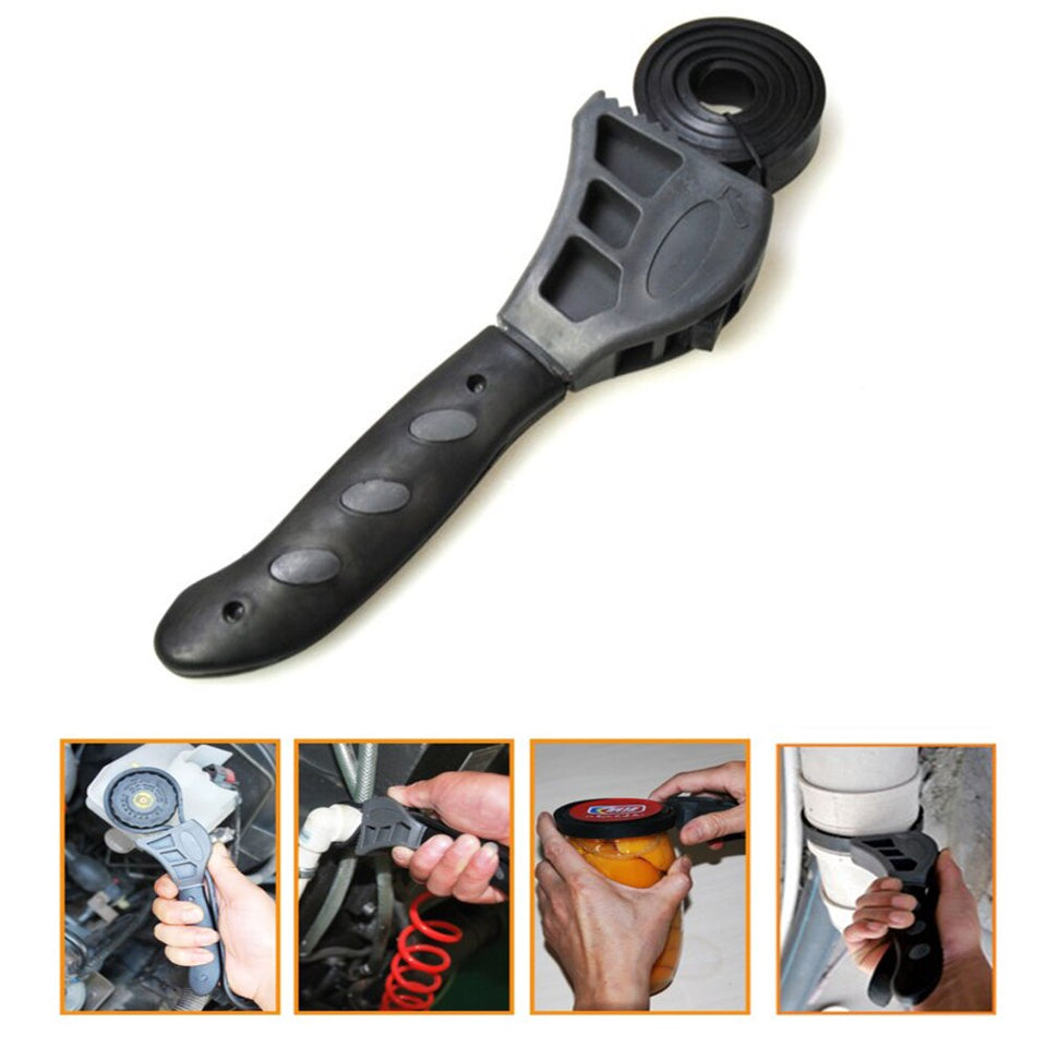 500mm Black Rubber High Quality Adjustable Constricting Wrench For Car Repair Tools-UlGadget