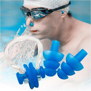 Swimming nose earplug suit-UlGadget