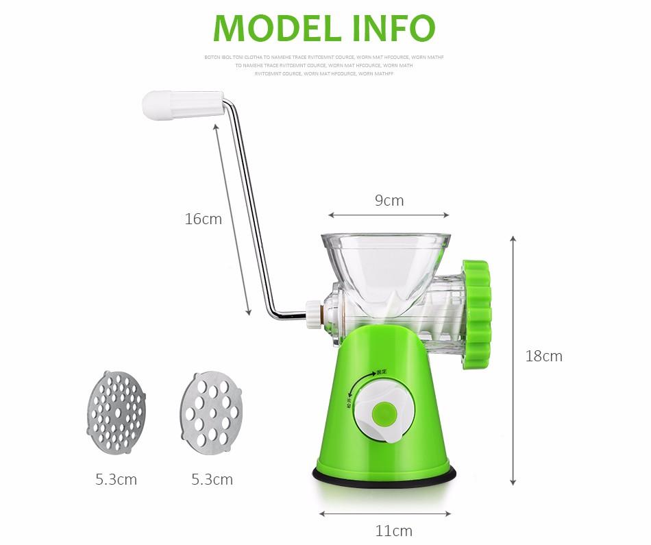 New Household Multifunction Meat Grinder High Quality Stainless Steel Blade-UlGadget