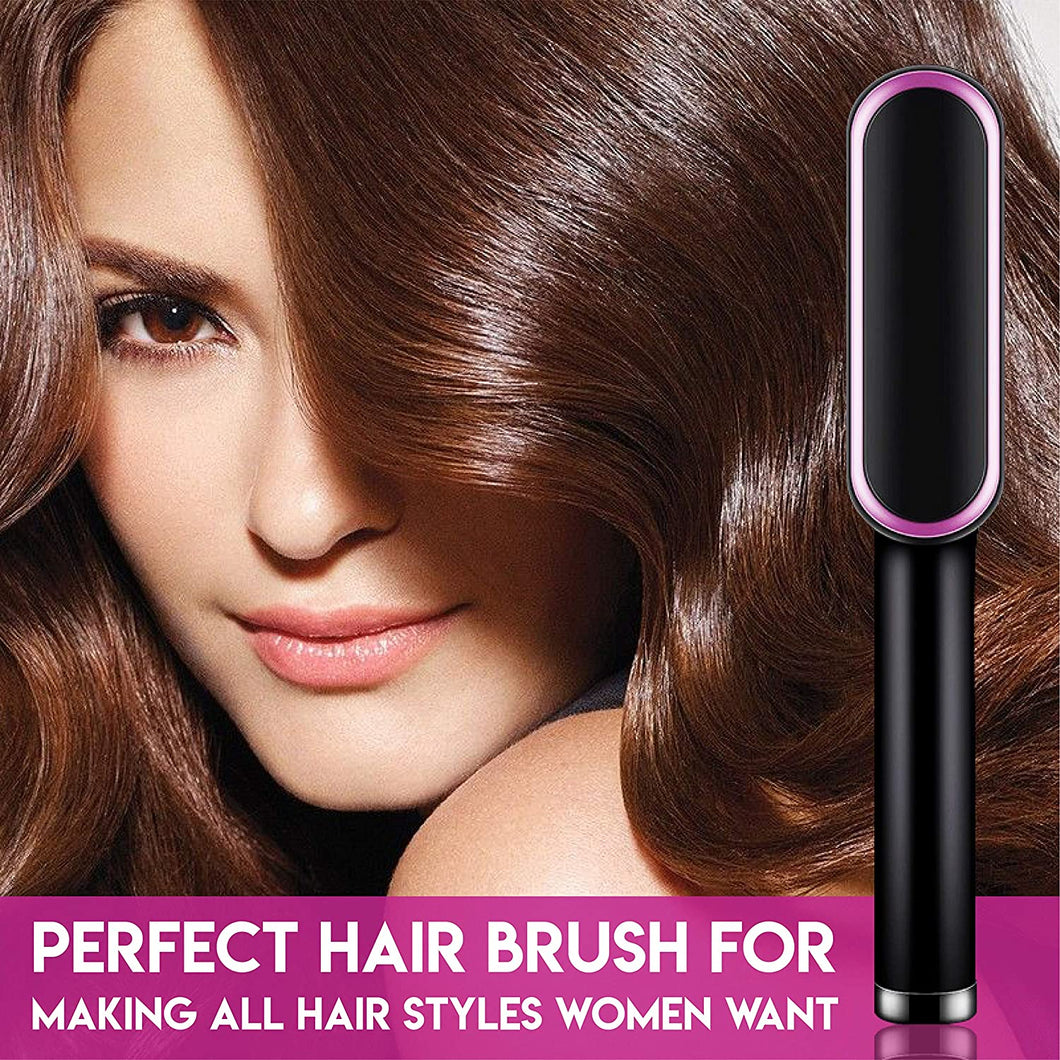 Professional Curly Hair Straightener Brush