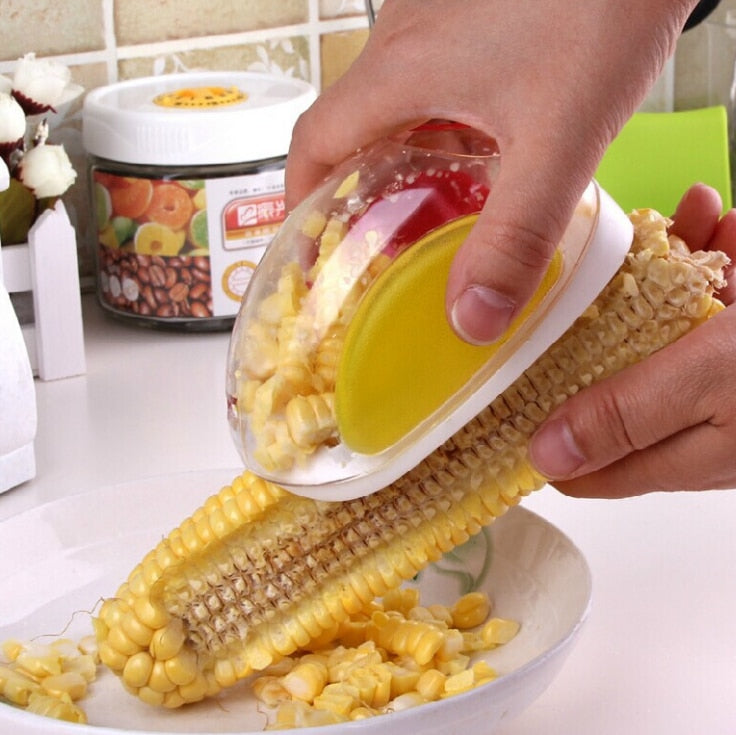 Useful Sweet Corn Stripper Cooking Tools Kitchen Cob Remover-UlGadget