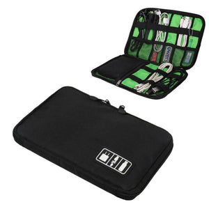 ELECTRONICS ACCESSORIES ORGANIZER Double Layer Travel Wire Storage Bag-UlGadget