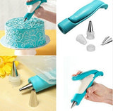 Nozzles Set CAKE DECORATING PEN TOOL KIT Icing Piping Cream Syringe Tips Muffin Pastry Pen Bag-UlGadget