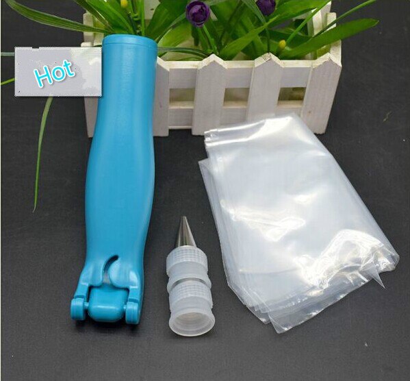 Nozzles Set CAKE DECORATING PEN TOOL KIT Icing Piping Cream Syringe Tips Muffin Pastry Pen Bag-UlGadget