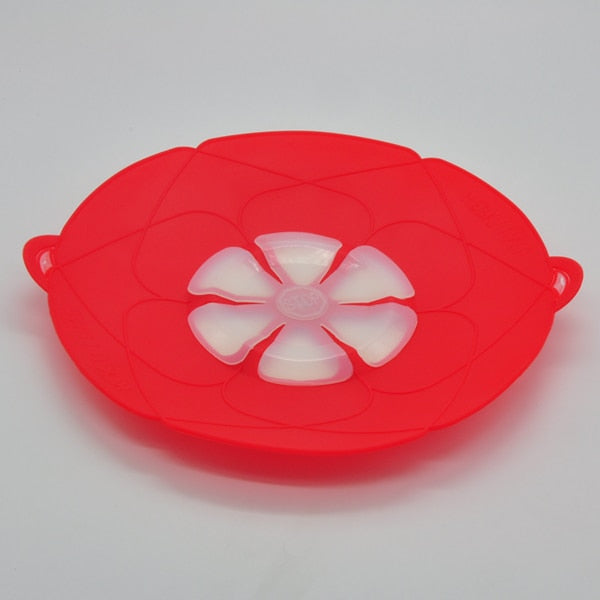 Kitchen Gadgets Bloom Multi-Purpose Silicone Lid Cover and Spill Stopper 28.5cm Diameter-UlGadget