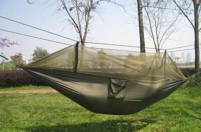 Camping and Hiking Treehouse Mosquito Net Hammock-UlGadget