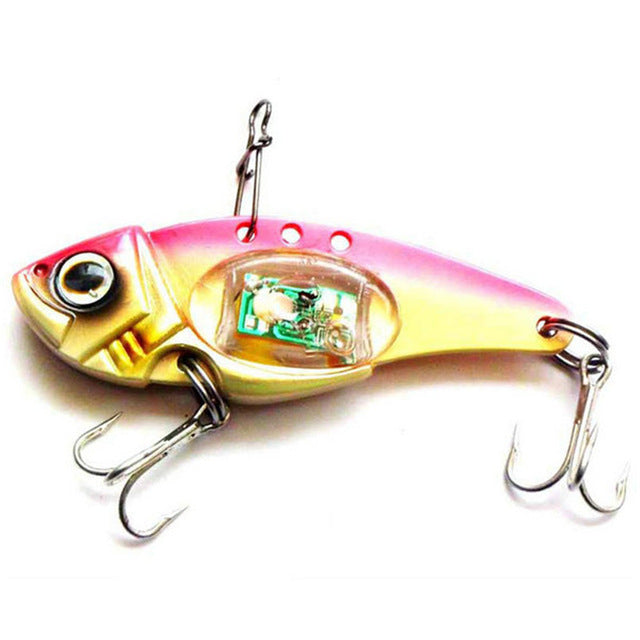 LED Light Fishing Treble Hook Electronic Lamp Bait Tackle Fish Lure