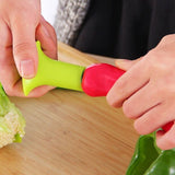 2Pcs/set Creative Pepper Corer Slicer Device Tomato Fruit Vegetable Cutter Random Color-UlGadget