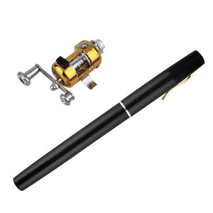 6 Colors Mini Portable Telescopic Aluminum Alloy Fishing Rod With Reel Wheel 6 Colors Drop Shipping-UlGadget