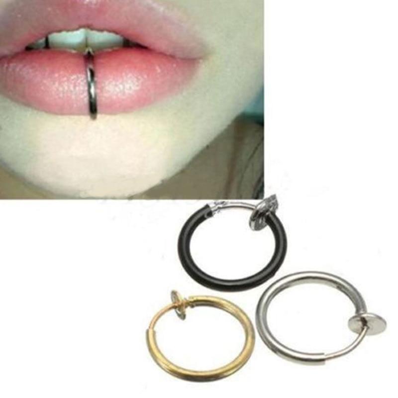 Women Retractable Earrings Invisible No Ear Hole, Nose Belly Button Ring-UlGadget