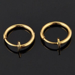 Women Retractable Earrings Invisible No Ear Hole, Nose Belly Button Ring-UlGadget