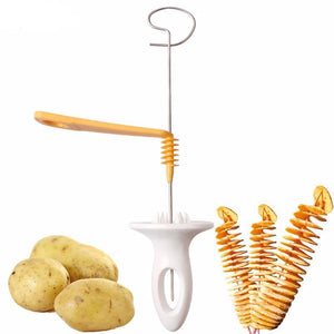 Twisted Potato Slicer Stainless Steel Cooking Tools-UlGadget